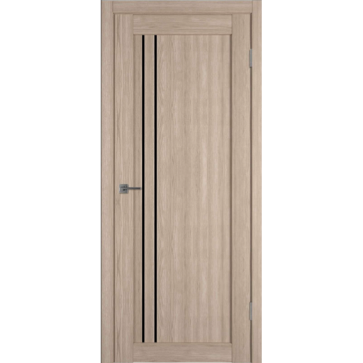 Дверь межкомнатная ВФД Atum Pro X33 Red oak, стекло черное "Black Gloss"